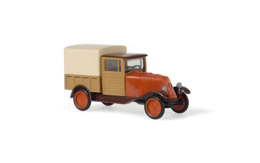 Renault NN1 Pritsche Plane braun beige Scala H0 DS Modellismo Renault NN1 Pritsche Plane braun scala H0