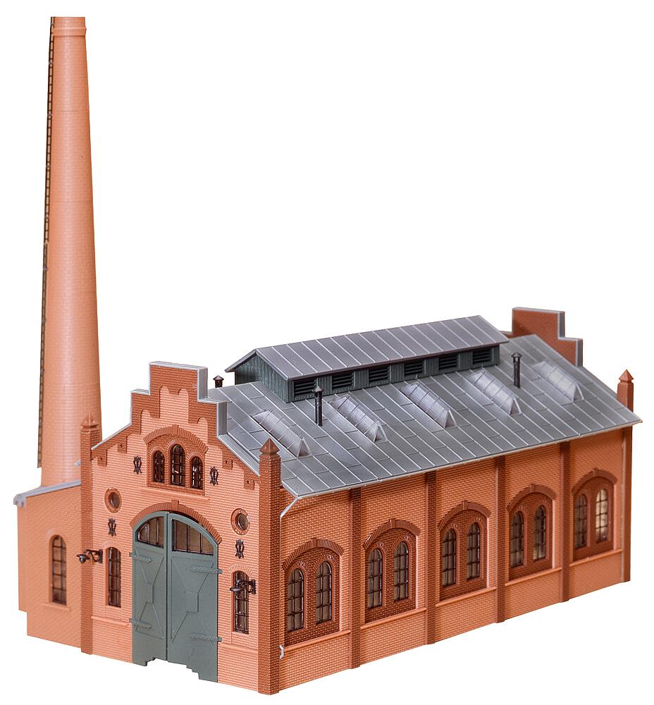 Capannone locomotive / officina motori Scala H0 DS Modellismo Capannone locomotive / officina scala H0