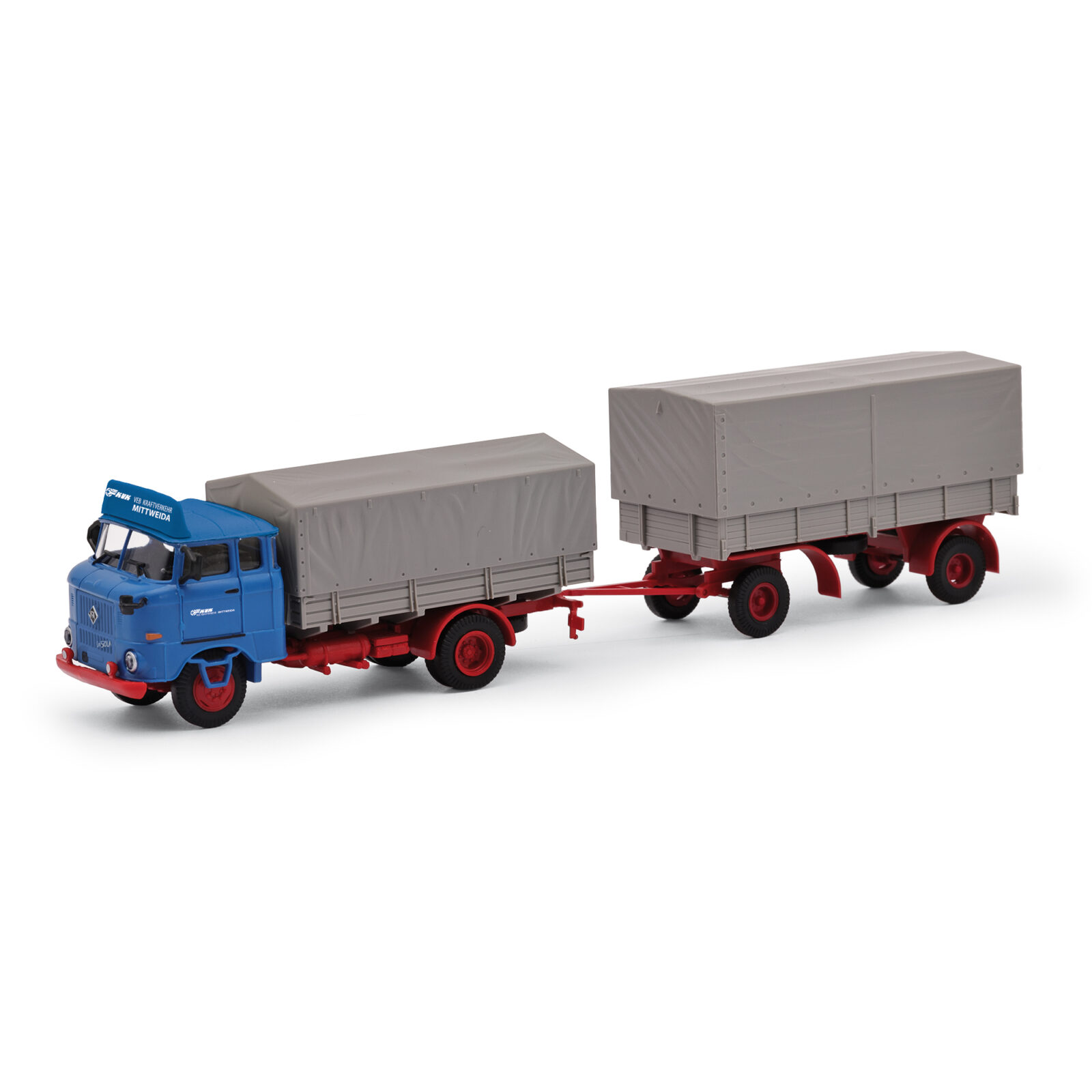IFA W50L FP KVK con rimorchio Scala H0 DS Modellismo IFA W50L FP KVK rimorchio scala H0 Busch