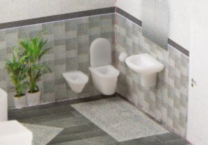 Set di accessori per il bagno scala H0