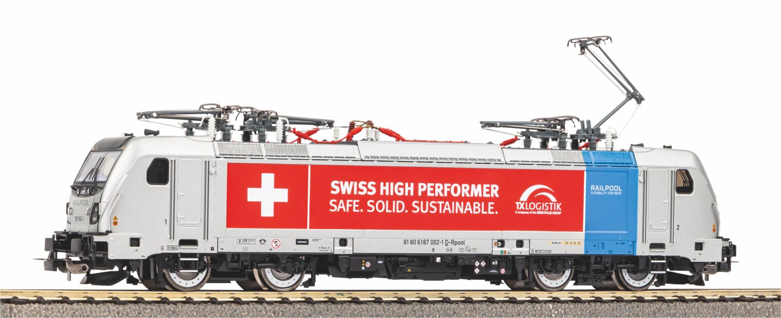 Locomotiva Elettrica 187 002 TX Logistik Railpool VI Scala H0 DS Modellismo Locomotiva Elettrica 187 002 TX scala H0