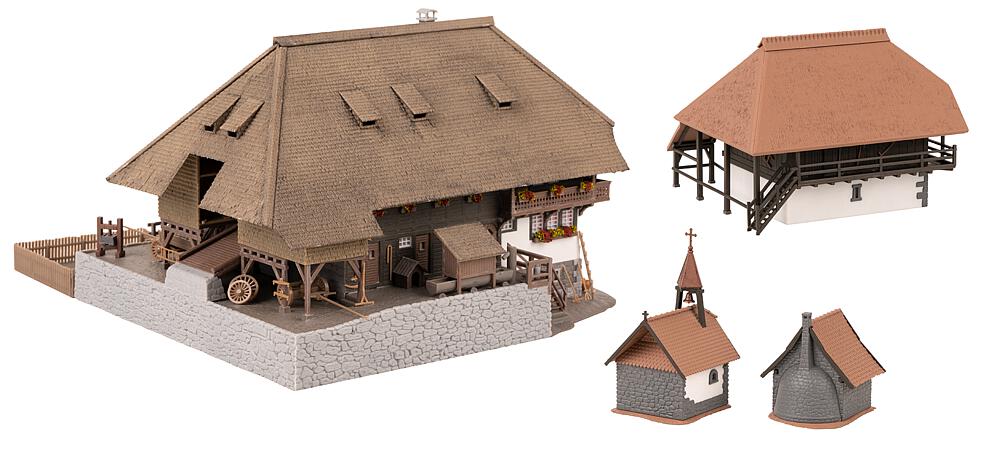 Set Edifici Foresta Nera Vogtsbauernhof Scala H0 DS Modellismo Set Edifici Foresta Nera scala H0