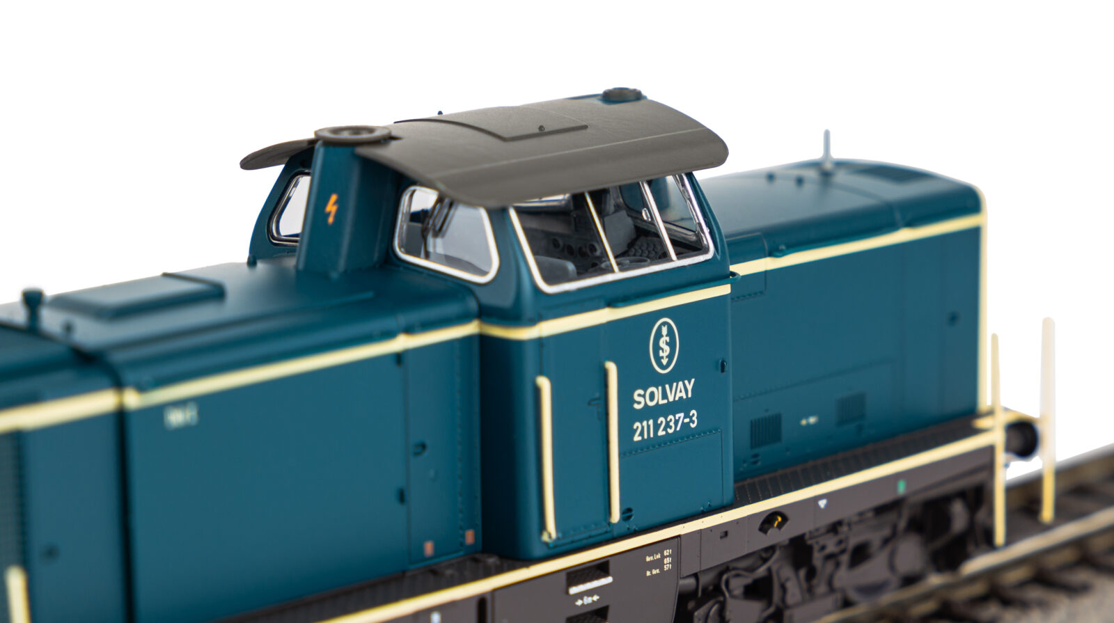 Locomotiva Diesel BR 211 Solvay Epoca V Scala H0 DS Modellismo Locomotiva Diesel BR 211 Solvay scala H0