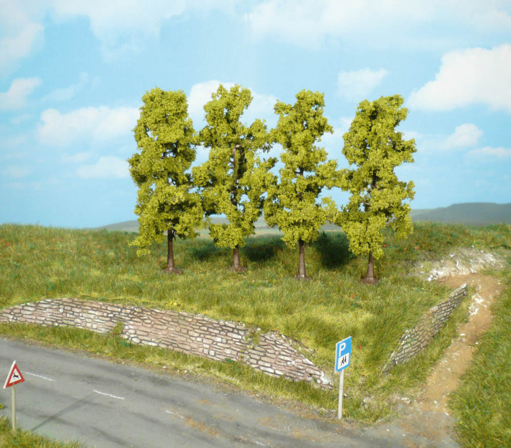 4 alberi decidui 11 cm DS Modellismo 4 alberi decidui Heki