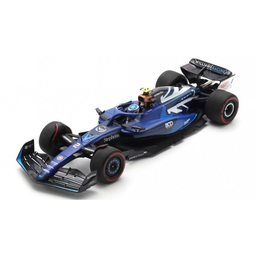 Williams F1 N.2 British GP (Williams 800th GP) Logan Sargeant 1:18 DS Modellismo Williams F1 N.2 British GP (Williams 800th GP) Logan Sargeant 1:18