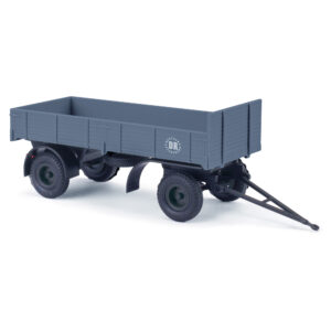 Rimorchio IFA HL 80 DR grigio scala H0 Busch