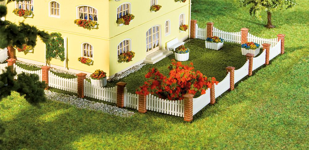 Recinzione del giardino anteriore - 210 mm Scala N DS Modellismo Recinzione del giardino anteriore scala N