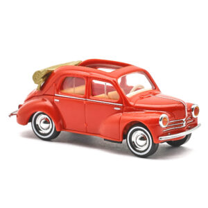 Renault 4 CV Cabrio Rossa scala H0 Busch