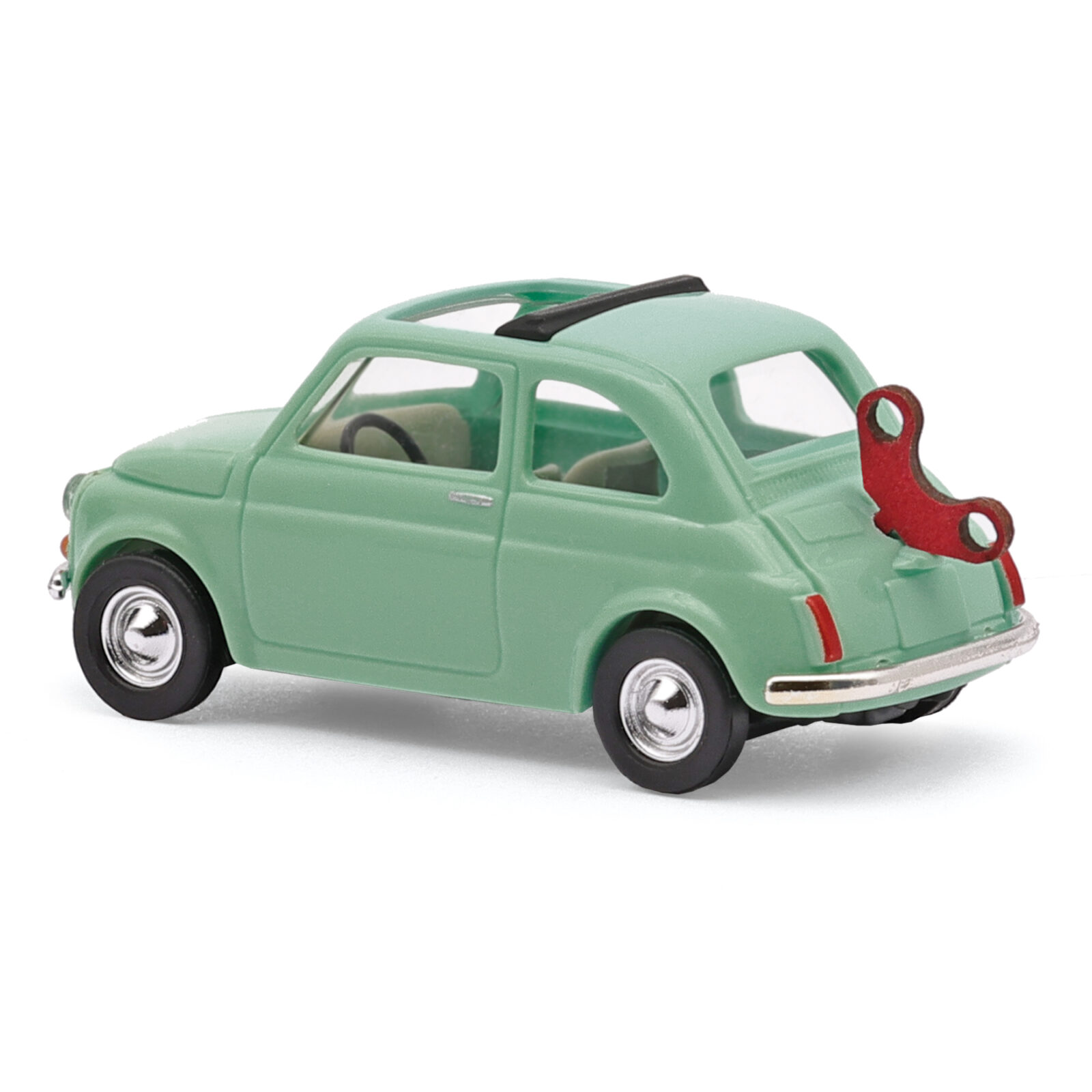 Fiat 500 con chiave a molla Scala H0 DS Modellismo Fiat 500 chiave a molla scala H0 Busch