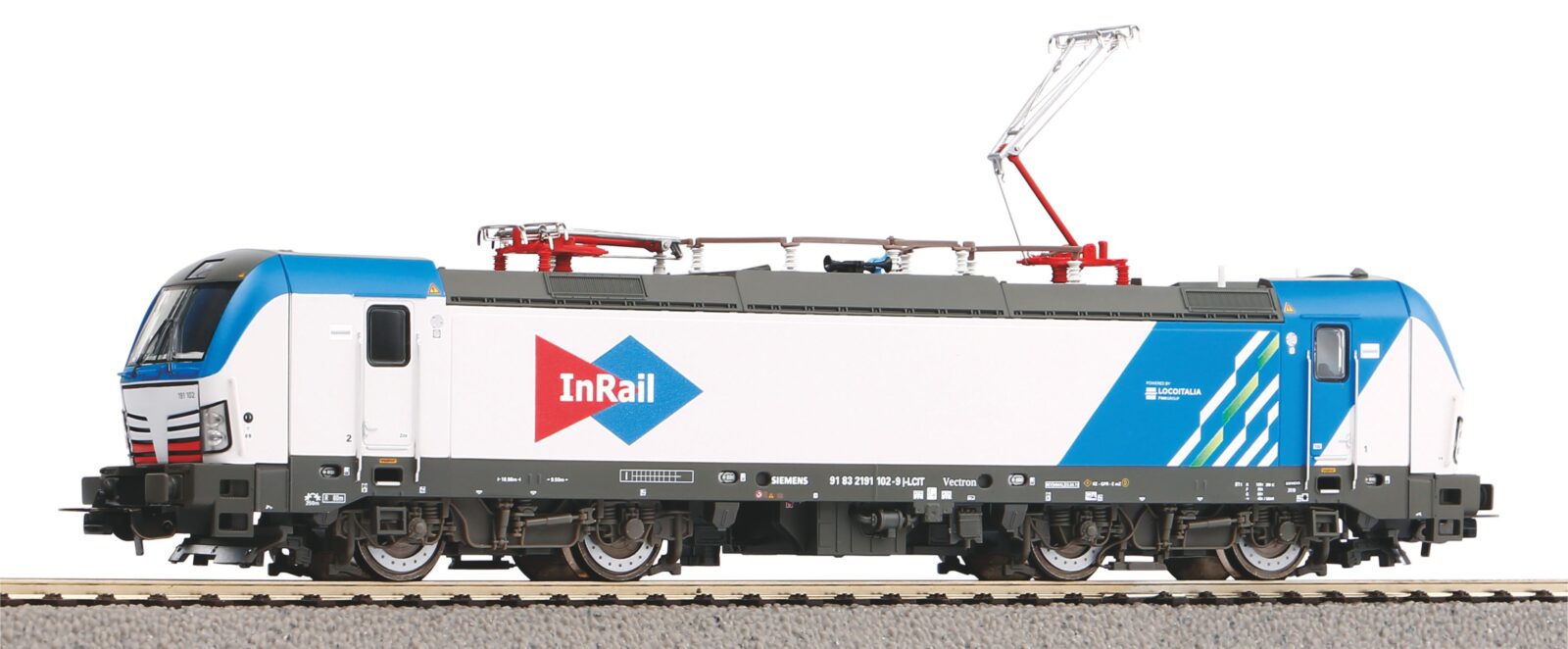 Locomotiva elettrica E. 191.102 InRail "LOCOITALIA" Epoca VI Scala H0 DS Modellismo Locomotiva elettrica E. 191.102 scala H0