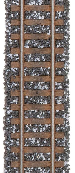 Massicciata per binari nera/grigia Busch