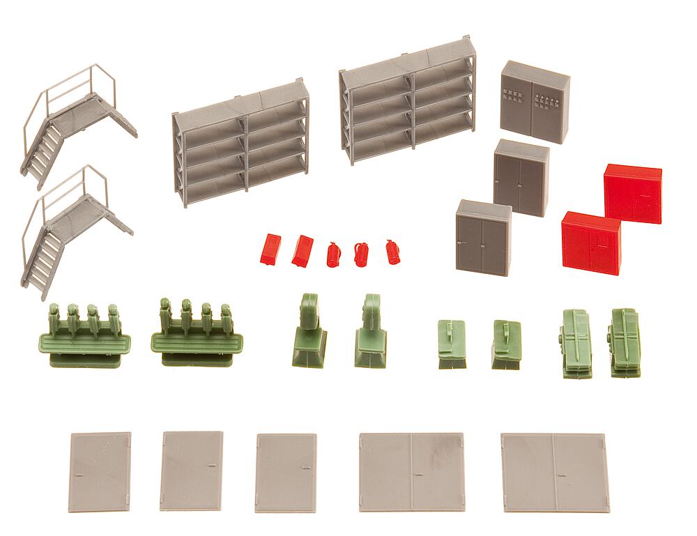Attrezzatura interna del negozio Scala H0 DS Modellismo Attrezzatura interna del negozio scala H0