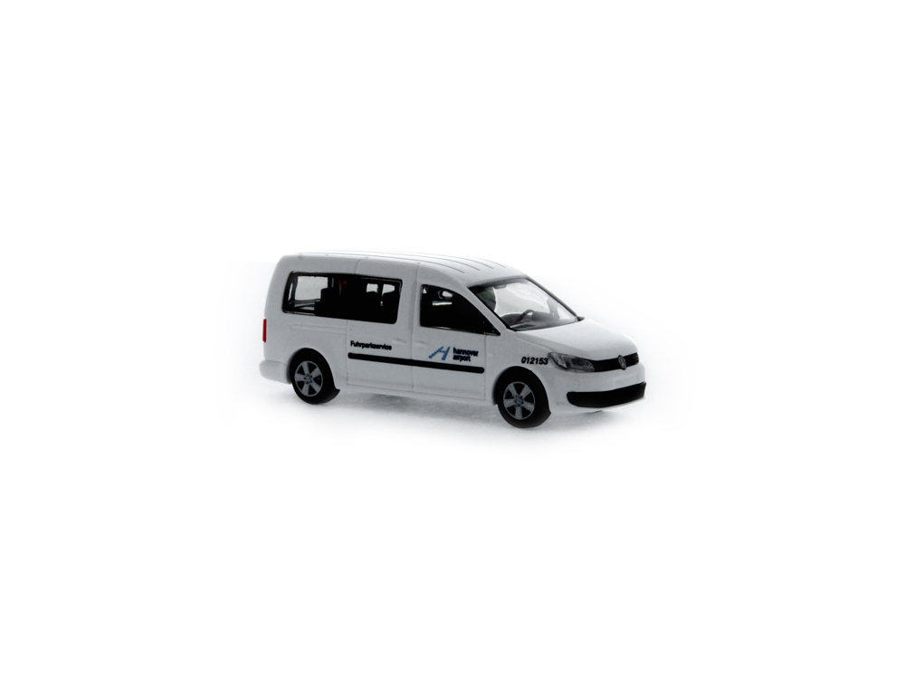 Volkswagen Caddy Maxi Bus ´11 Hannover Airport Fuhrparkservice Scala H0 DS Modellismo Volkswagen Caddy Maxi Bus ´11 scala H0