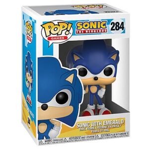 FUNKO POP Sonic the Hedgehog Sonic w/Emerald 284