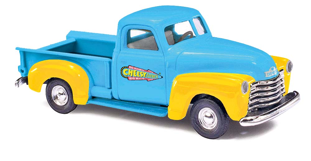 Chevrolet pick-up, Cheesy Scala H0 DS Modellismo Chevrolet pick-up, Cheesy scala H0 Busch