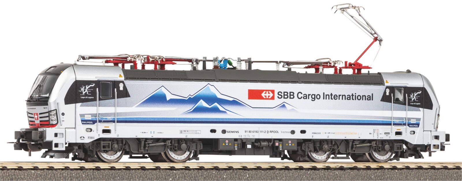 Locomotiva Elettrica / Sound Vectron BR 193 Lago di Lugano SBB Epoca VI Scala H0 DS Modellismo Locomotiva Elettrica / Sound scala H0