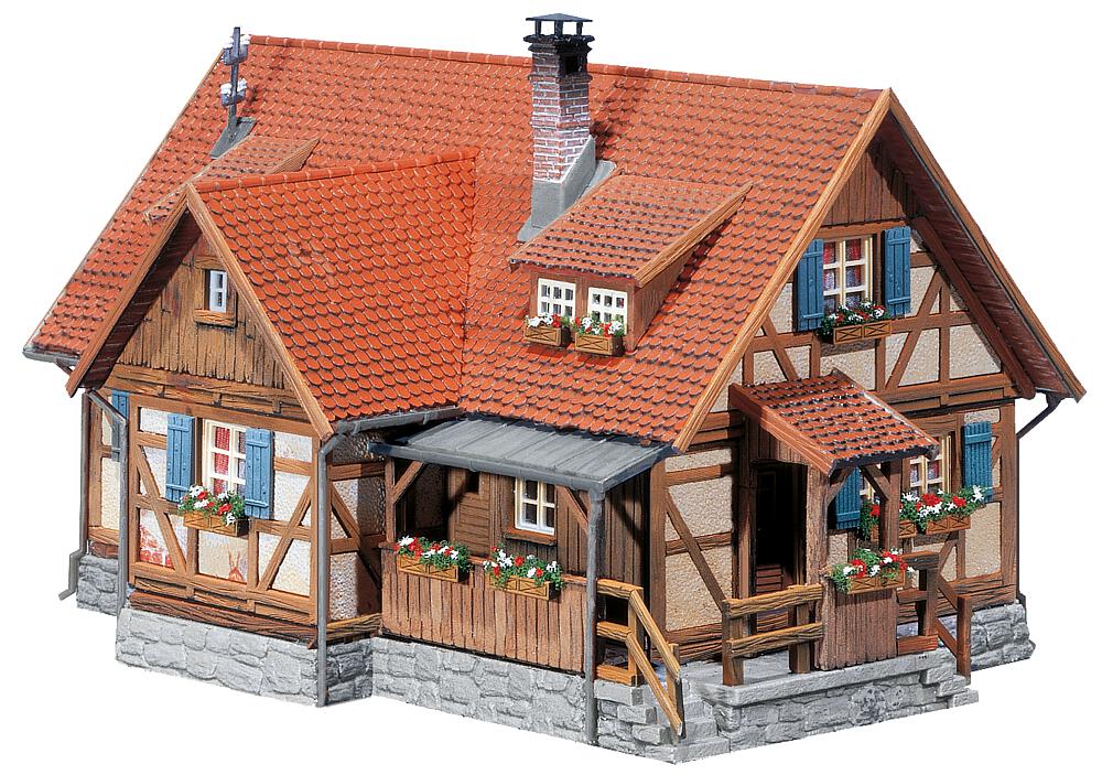 Casa rurale a graticcio Scala H0 DS Modellismo Casa rurale a graticcio scala H0 Faller