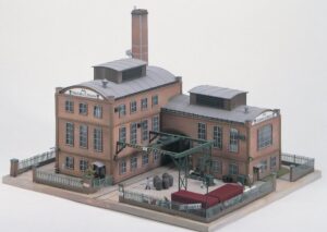 Fabbrica di vetro E. Strauss scala H0 Piko