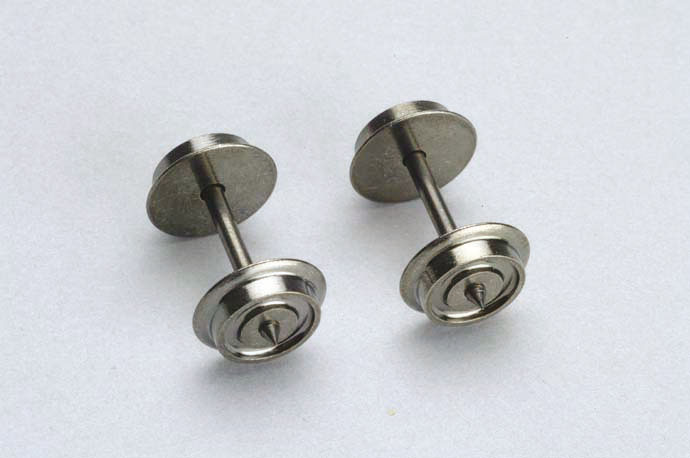 Set ruote 10.3 mm, per corrente alterna, 2 pz. Scala H0 DS Modellismo Set ruote 10.3 mm, per corrente scala H0