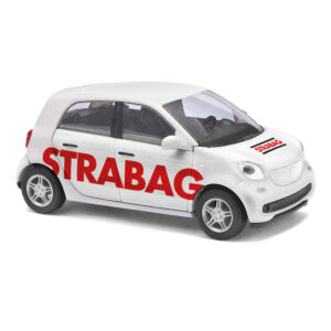 Smart Forfour 14, Strabag scala H0 Busch