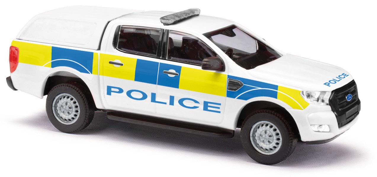 Ford Ranger Polizia GB Scala H0 DS Modellismo Ford Ranger Polizia GB scala H0 Busch