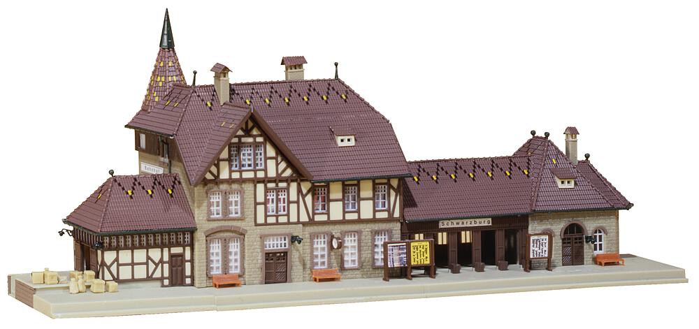 Stazione ferroviaria di Schwarzburg Scala N DS Modellismo Stazione ferroviaria di Schwarzburg scala N