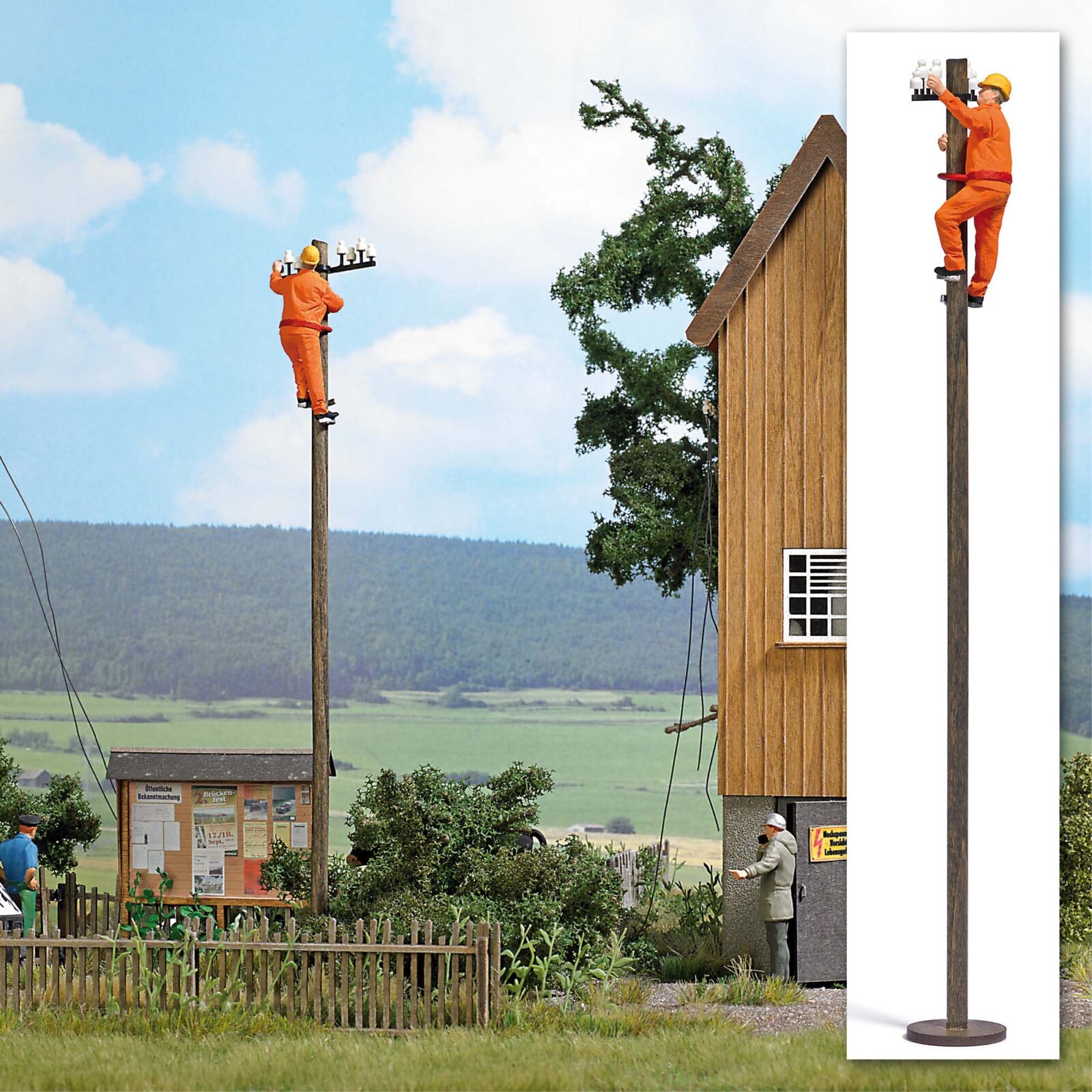 Set d'azione: Arrampicatore di alberi DS Modellismo Set d'azione: Arrampicatore scala 1:43