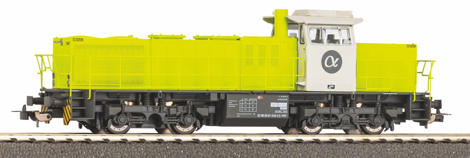 Locomotiva Diesel G 1206 Alpha Trains Epoca VI Scala H0 DS Modellismo Locomotiva Diesel G 1206 Alpha scala H0