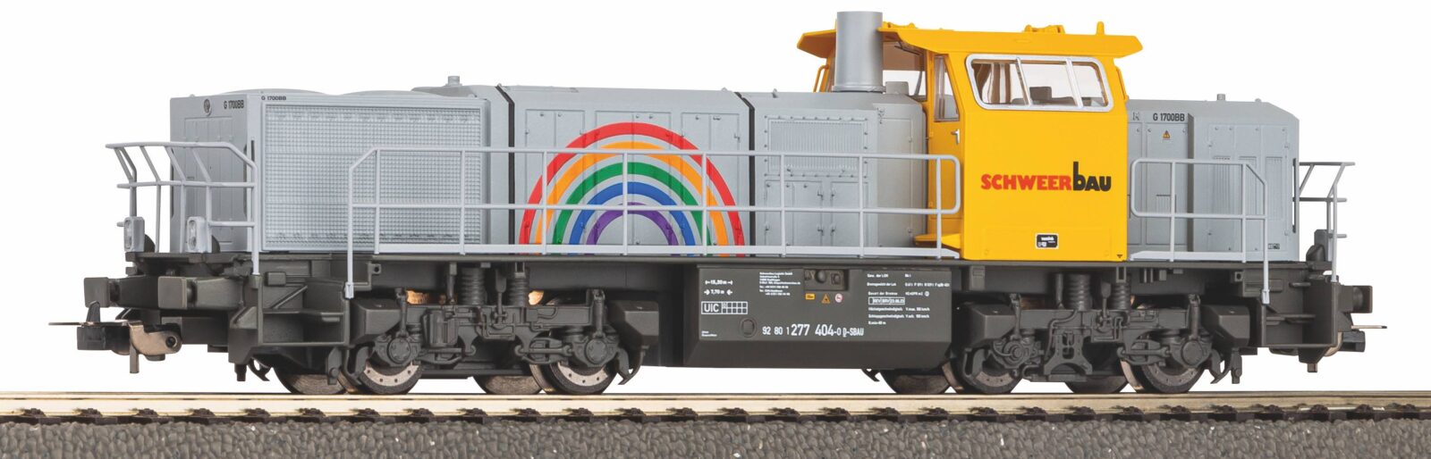 Locomotiva Diesel G 1700 Schweerbau Epoca VI Versione C.A. Scala H0 DS Modellismo Locomotiva Diesel G 1700 Schweerbau scala H0