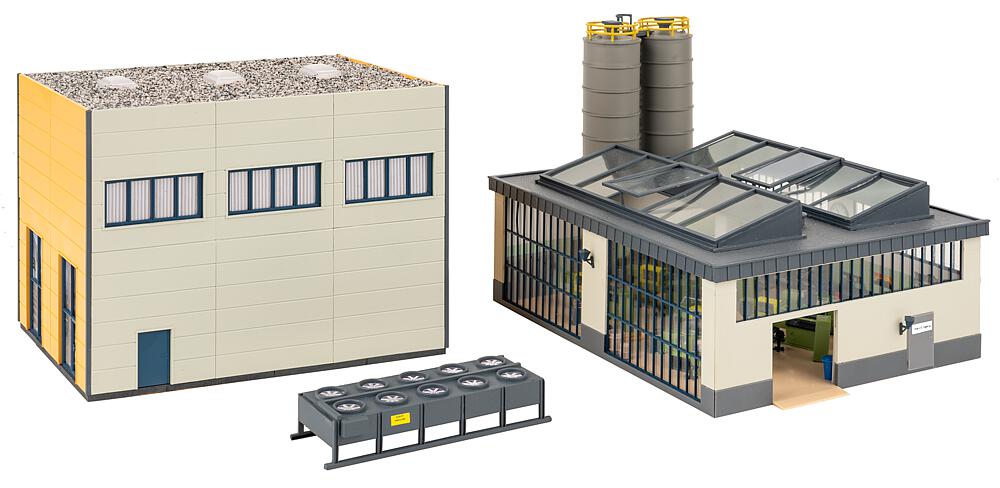 Azienda di lavorazione della plastica Scala H0 DS Modellismo Azienda di lavorazione scala H0