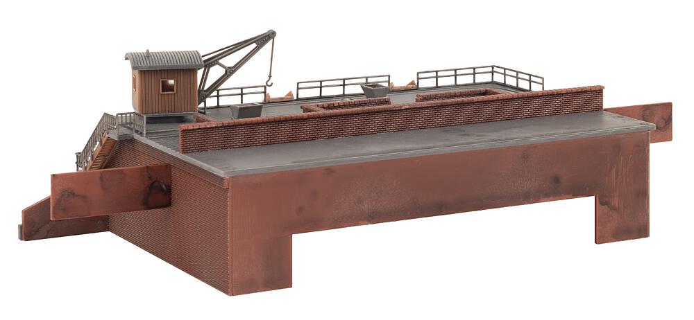 Piattaforma per lo scarico del carbone Scala N DS Modellismo Piattaforma per lo scarico scala N