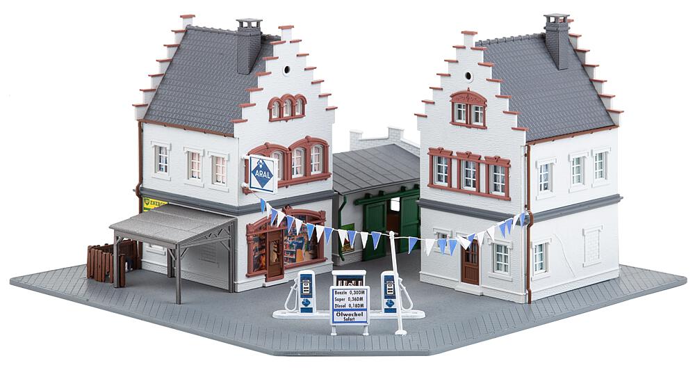 Stazione di servizio di Hesselbach Scala H0 DS Modellismo Stazione di servizio di Hesselbach scala H0