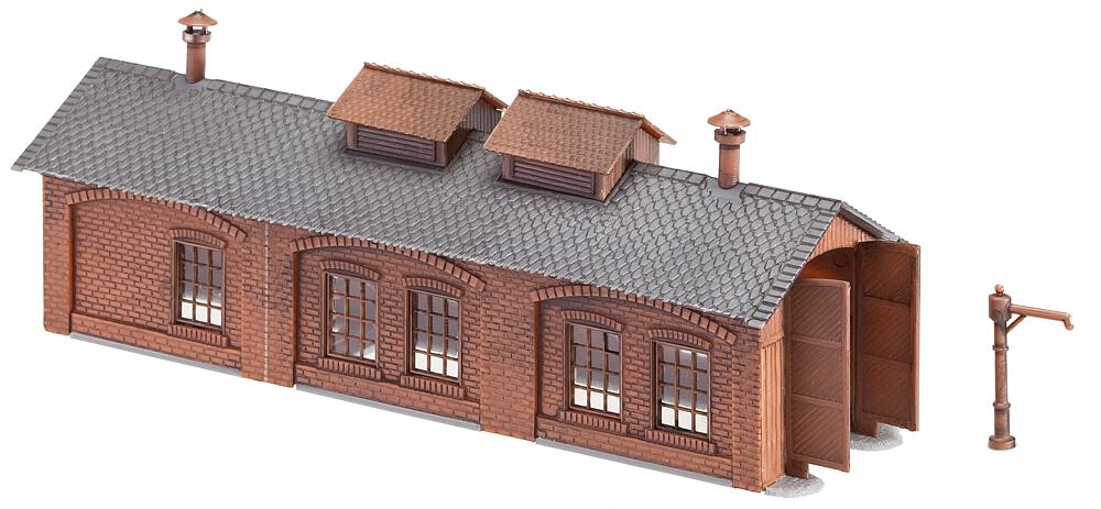 Rimessa locomotive - 1 stallo Scala N DS Modellismo Rimessa locomotive 1 stallo scala N Faller