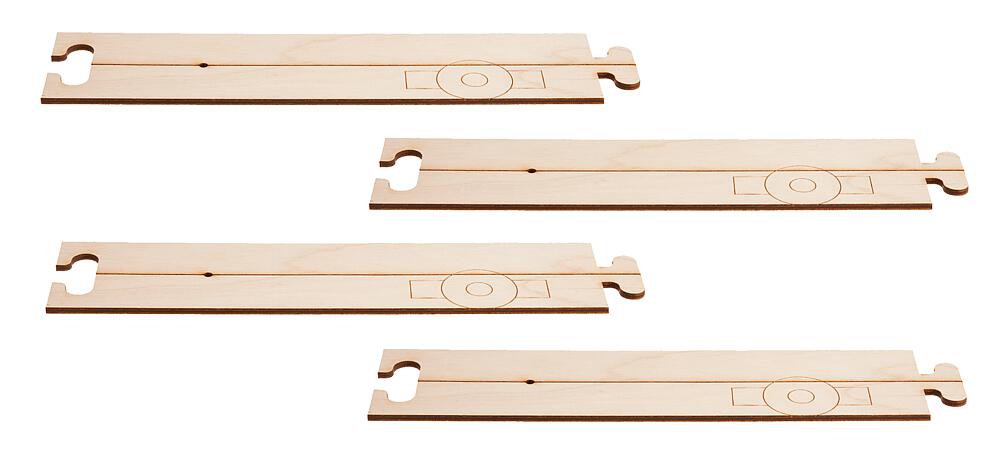 Laser-Street strada dritta (4 pezzi) Scala N DS Modellismo Laser-Street strada dritta (4 pezzi) scala N