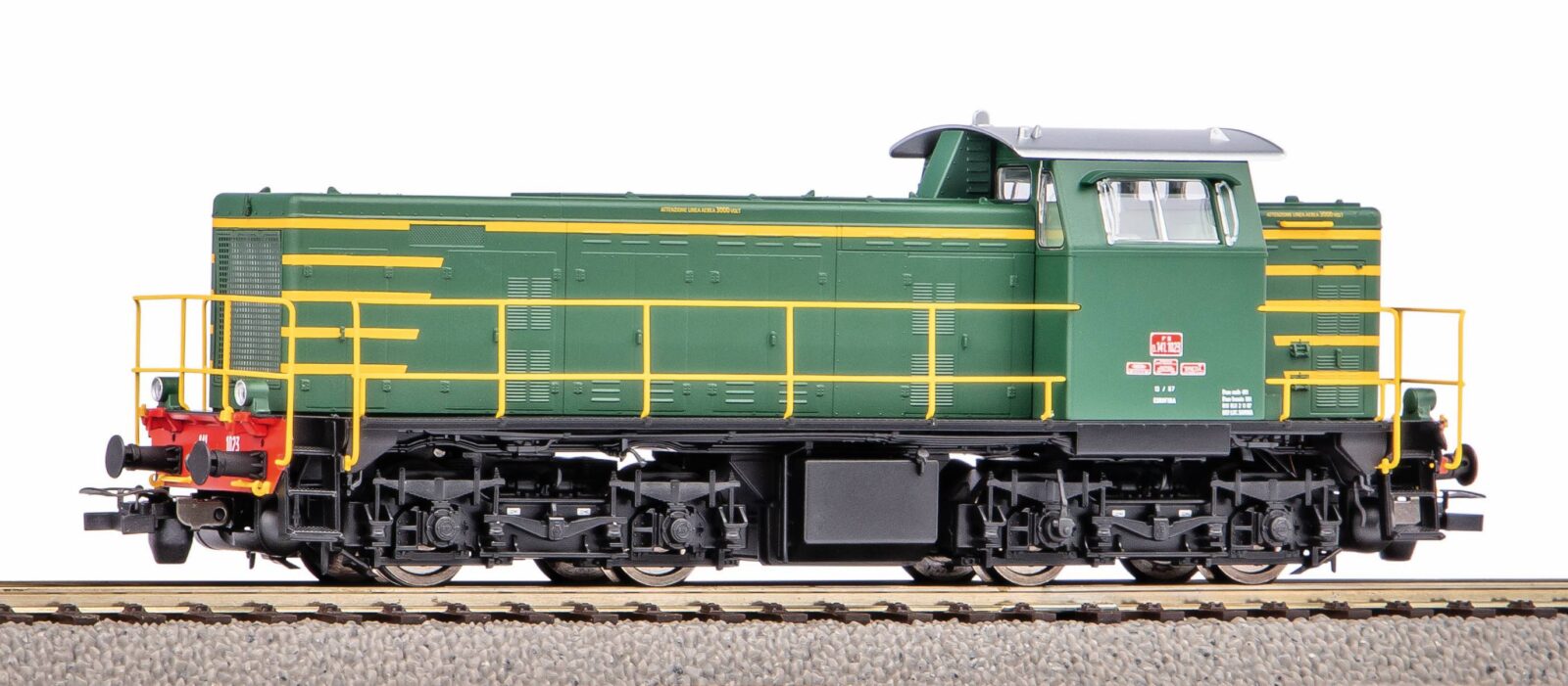 Locomotiva Diesel/Sound D.141.1023 FS Dep. Savona Epoca IV + ganci digitali Scala H0 DS Modellismo Locomotiva Diesel/Sound D.141.1023 scala H0