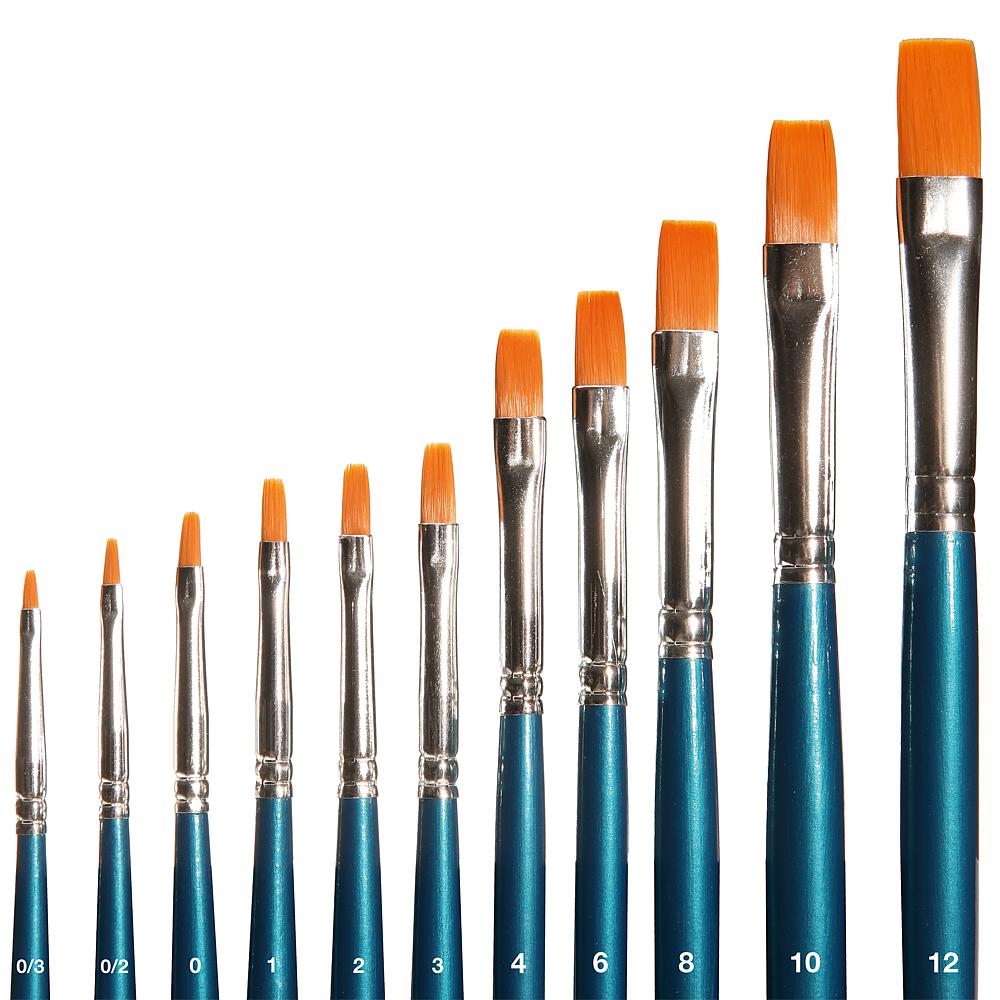 Pennello piatto, sintetico, misura 3 DS Modellismo Pennello piatto, sintetico, misura 3 Faller