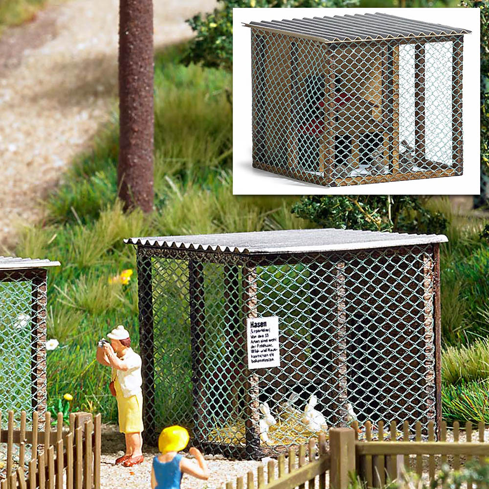 Stalla per piccoli animali Scala H0 DS Modellismo Stalla per piccoli animali scala H0 Busch