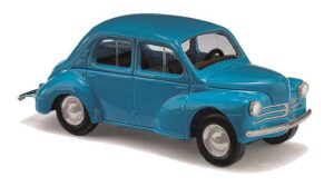 Renault 4CV blu scala H0 Busch