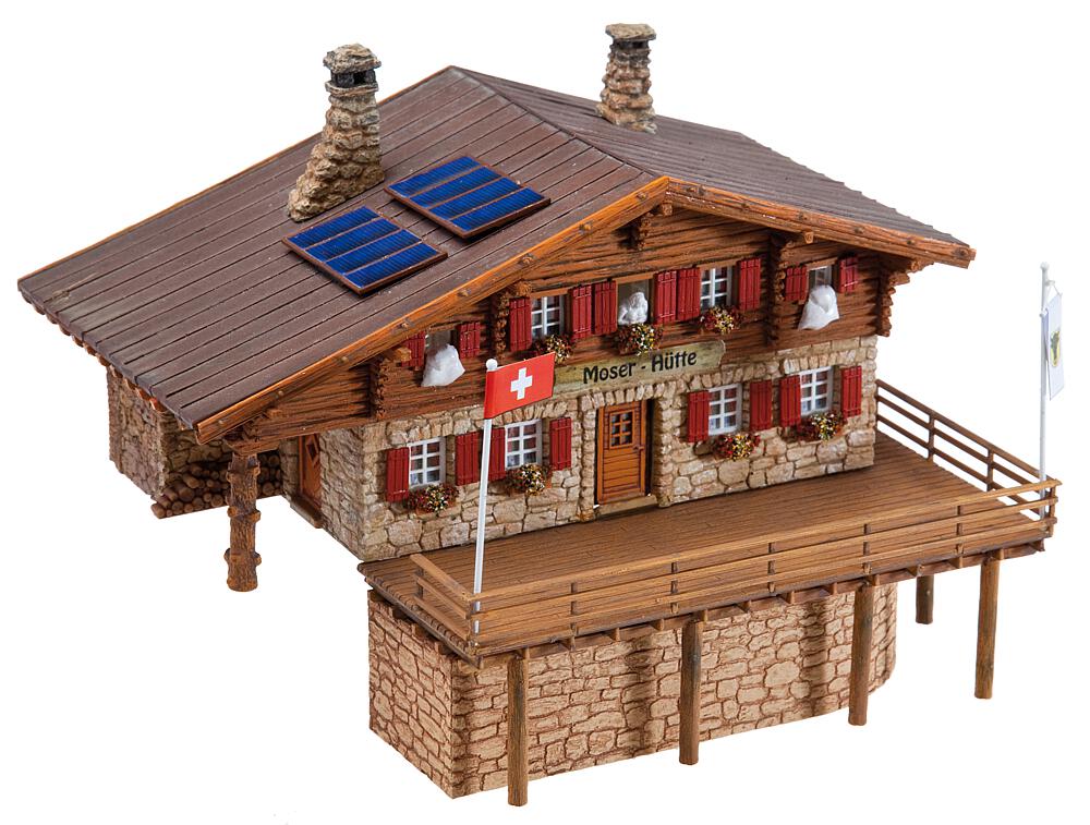 Rifugio di alta montagna Rifugio Moser Scala H0 DS Modellismo Rifugio di alta montagna Rifugio scala H0