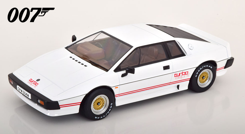 Lotus Esprit Turbo 007 James Bond Movie Version White & Red 1981 DS Modellismo Lotus Esprit Turbo 007 James Bond scala 1/18