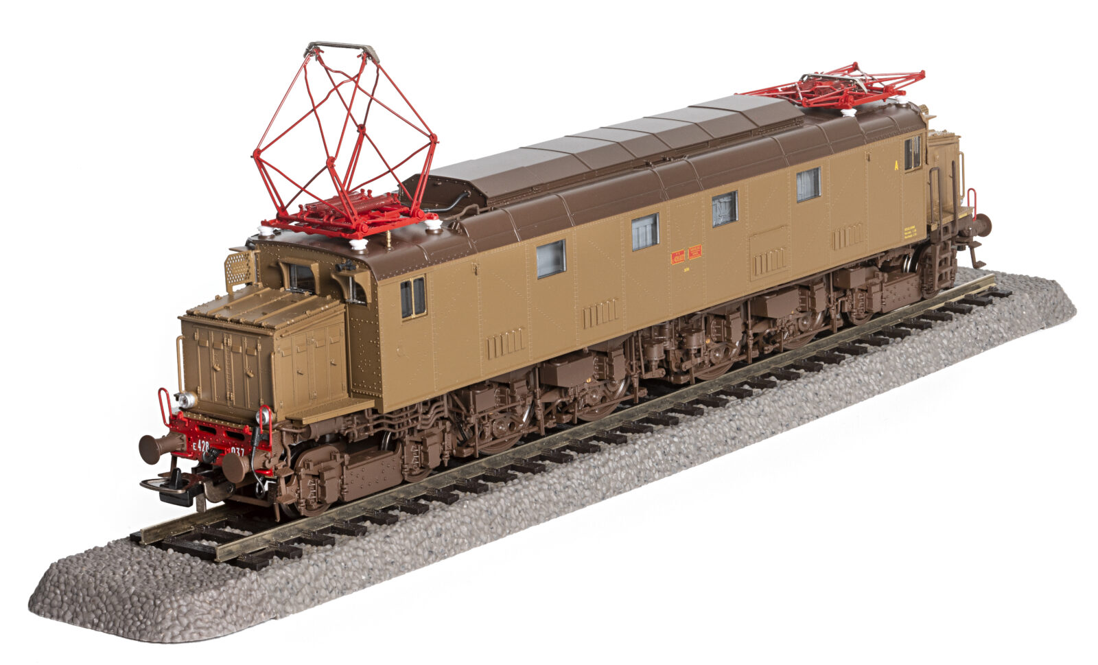 Locomotiva Elettrica E.428.037 FS di Prima Serie con Prese d'Aria Basse (Esclusiva eMMemodels) Scala H0 DS Modellismo Locomotiva Elettrica E.428.037 FS scala H0