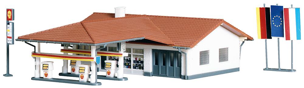 Stazione di servizio Scala N DS Modellismo Stazione di servizio scala N Faller