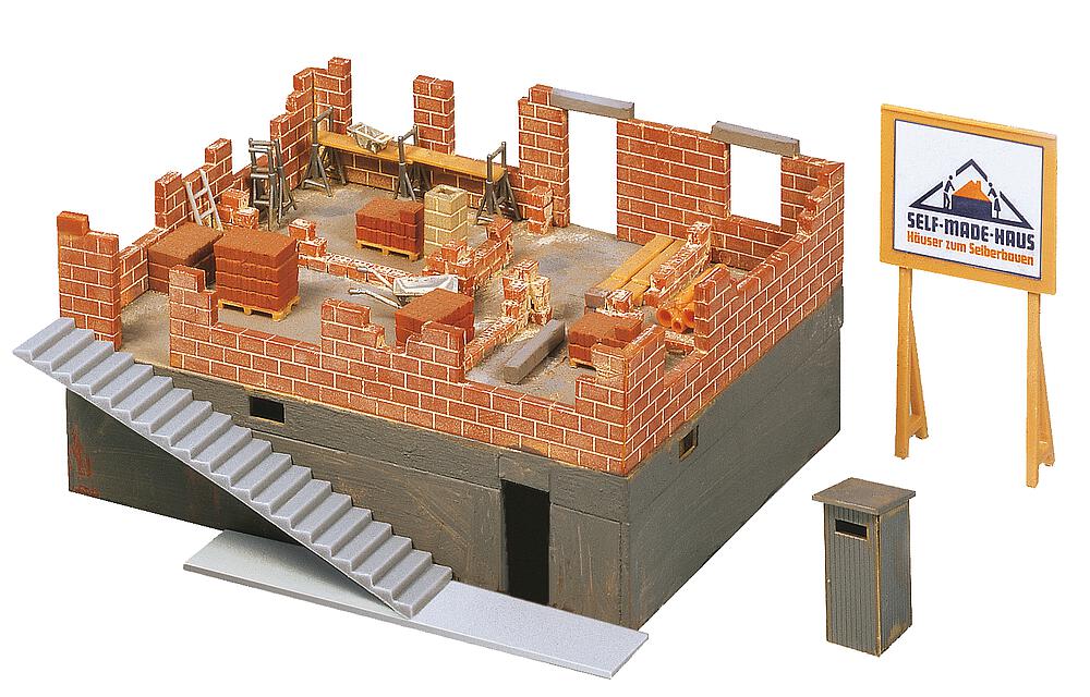 Casa in costruzione Scala H0 DS Modellismo Casa in costruzione scala H0 Faller