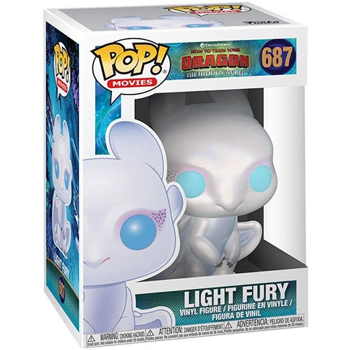Funko POP Dragon Trainer The Hidden World Light Fury 687 DS Modellismo Funko POP Dragon Trainer The Hidden World Light Fury 687