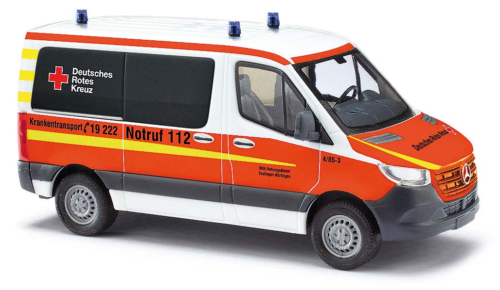 MB Sprinter DRK Esslingen Scala H0 DS Modellismo MB Sprinter DRK Esslingen scala H0 Busch