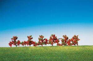 6 Cespugli Fiori rossi Faller