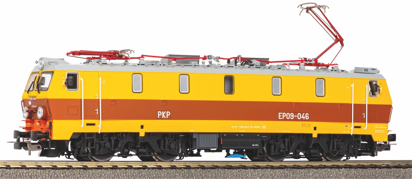 Locomotiva Elettrica EP09-046 PKP IC VI + DSS PluX22 Scala H0 DS Modellismo Locomotiva Elettrica EP09-046 PKP scala H0