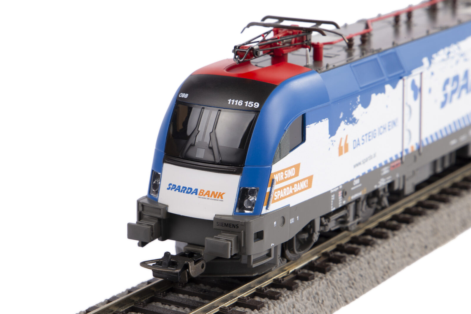 Locomotiva elettrica Rh 1116 Sparda-Bank ÖBB Epoca VI Scala H0 DS Modellismo Locomotiva elettrica Rh 1116 scala H0