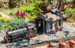 Rimessa per locomotive della linea scala G