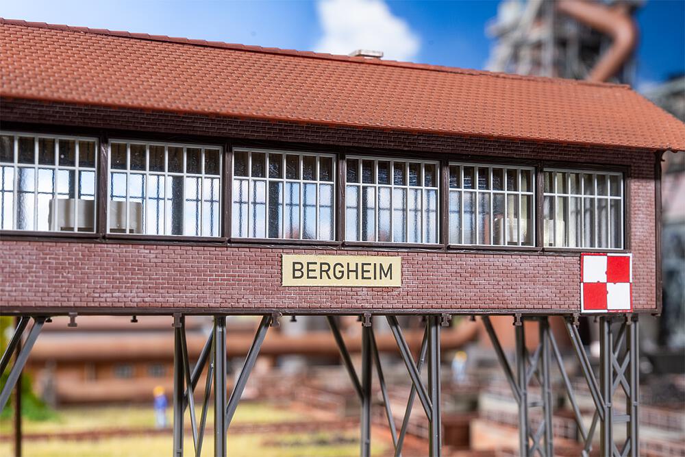 Cabina di segnalazione di Bergheim Scala H0 DS Modellismo Cabina di segnalazione di Bergheim scala H0